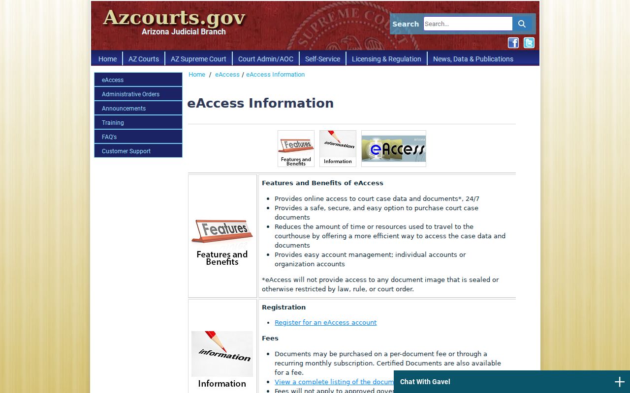 Pima County active warrant records eAccess limits